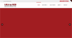 Desktop Screenshot of lolareddesign.com